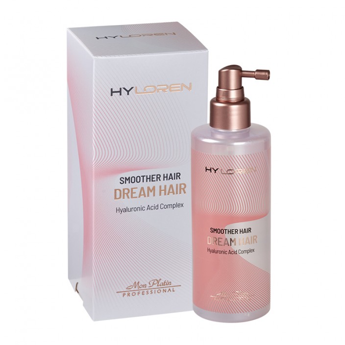 תרסיס שיער Hyloren Dream Hair עם קומפלקס חומצה היאלורונית ואריזה