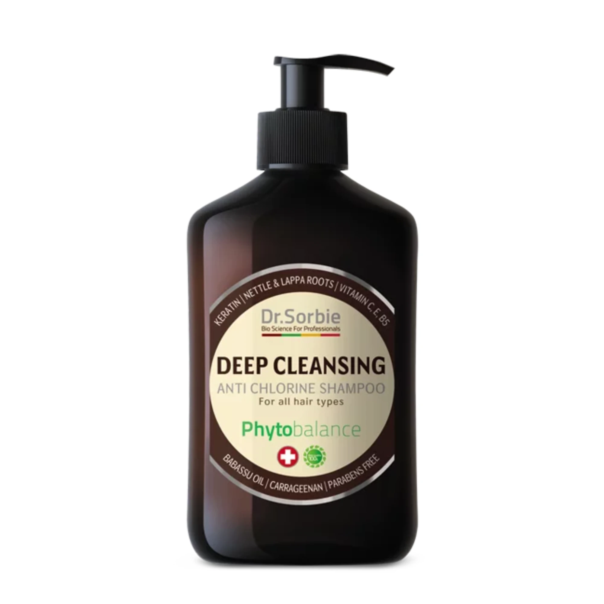שמפו ניקוי עמוק Dr.Sorbie Deep Cleansing נגד כלור לכל סוגי השיער