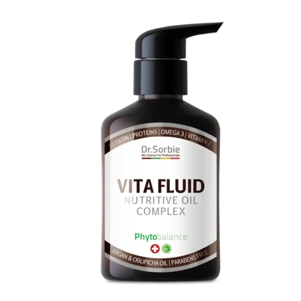 שמן הזנה לשיער Dr.Sorbie Vita Fluid Nutritive Oil Complex עם משאבה