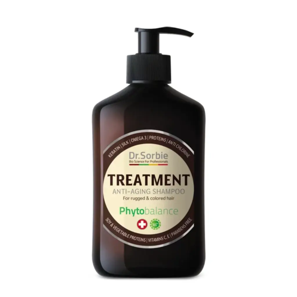 שמפו Dr.Sorbie Treatment Anti-Aging לשיער צבוע עם משאבה