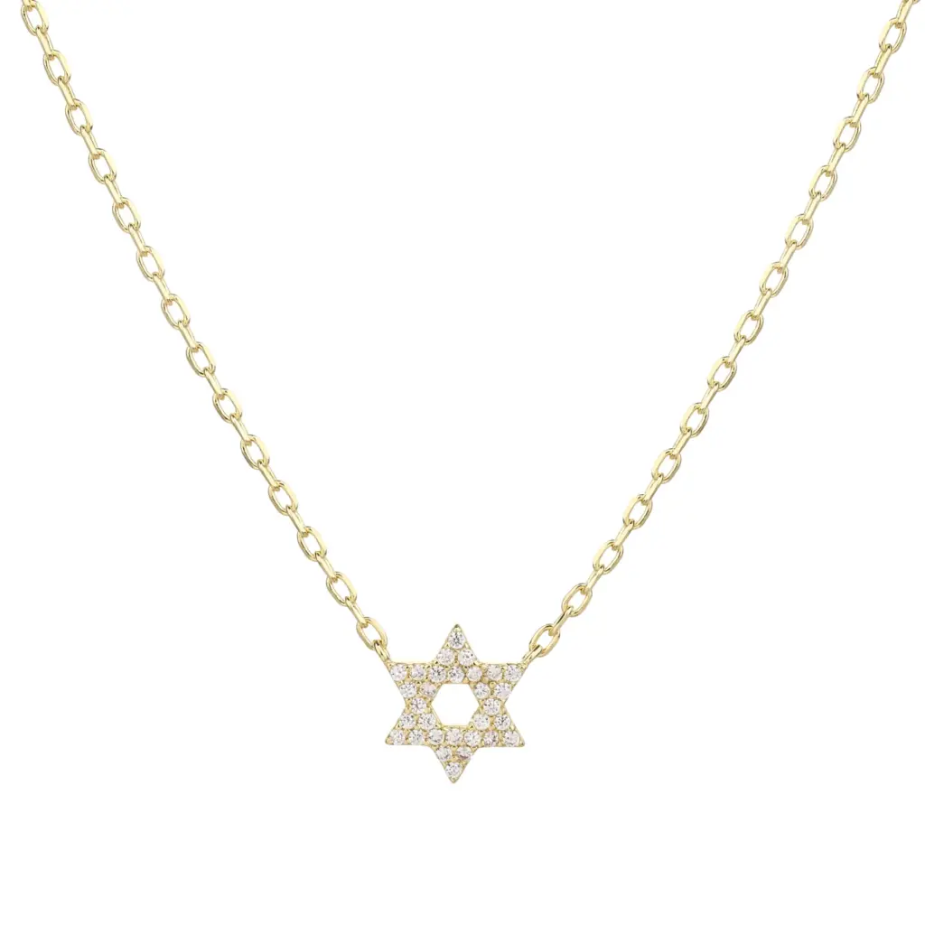 שרשרת משובצת בציפוי זהב לאישה מבית הממלכה