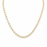 שרשרת טניס ציפוי BKSI011-3-3X5MM-40CM